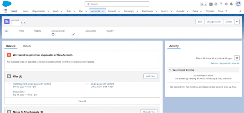 Dashboard Audit Trails & Compliance