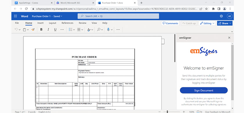 Dashboard Efficient Collaboration